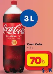 COCA-COLA KOLA 3 L fiyat ve kampanya bilgisi